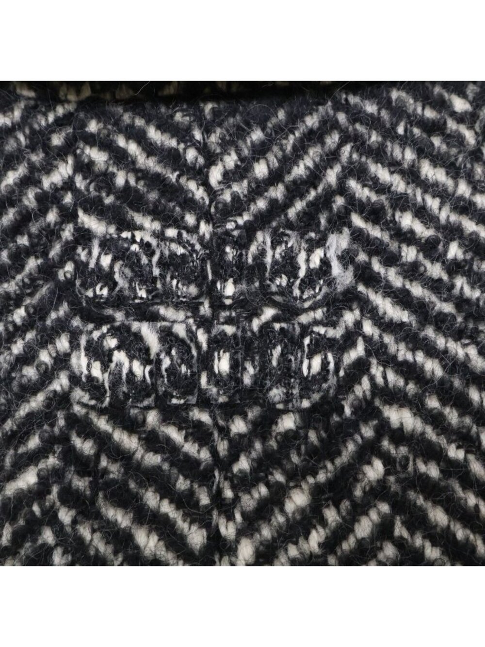 Miu Miu Herringbone Flannel Chest Blanc Jacket 38 - Picture 9 of 9